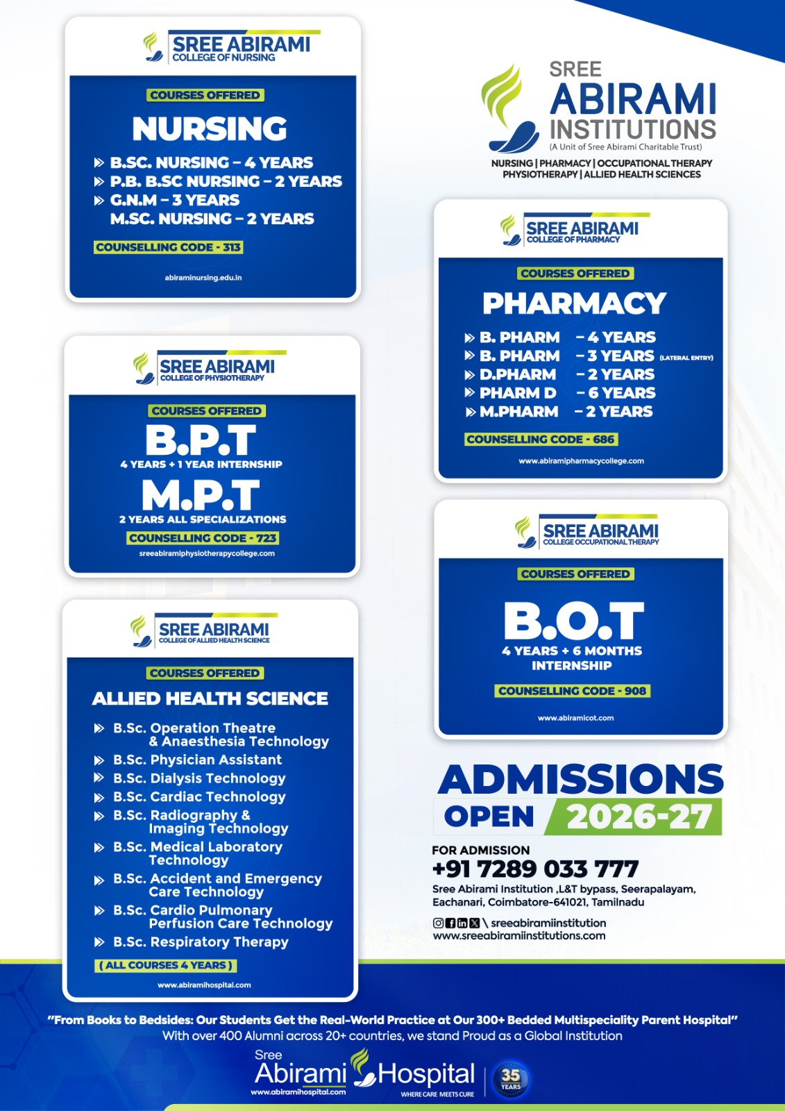 sree abirami college courses