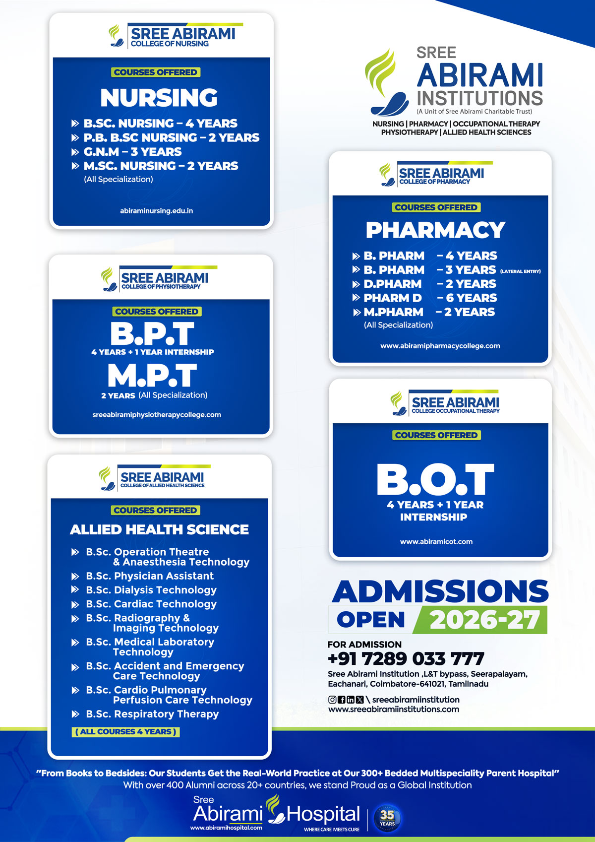 sree abirami college courses